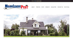 Desktop Screenshot of majorleaguepest.com